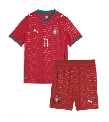 Portugal Joao Felix #11 Hjemmebanetrøje Børn VM 2026 Kortærmet (+ Korte bukser)